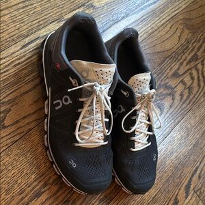 On Black Athletic Shoes